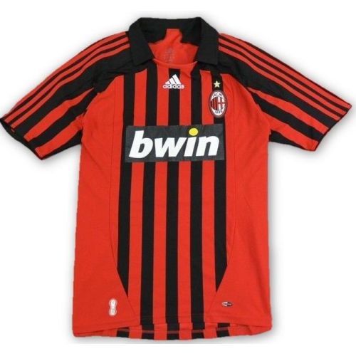 AC Milan 07/08 Retro Home Soccer Jersey Shirt